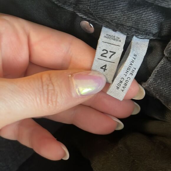 Ann Taylor LOFT Curvy The Straight Crop Jeans - Picture 16 of 16